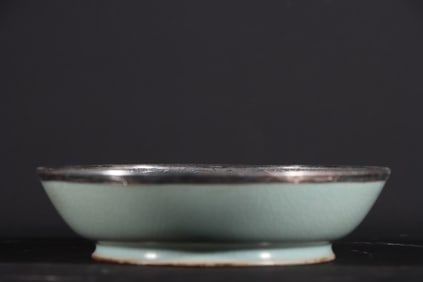 An Exquisite Ru yao Sky Blue Glazed Brush Washer