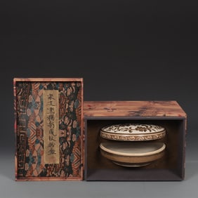 A Exquisite Ding yao Flower and Bird Pattern Box