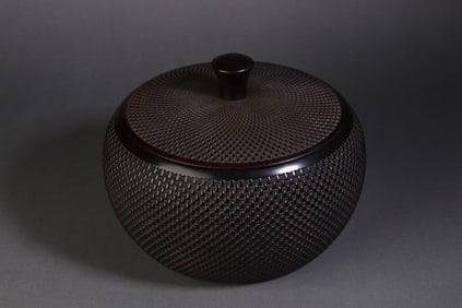 A Rare Sandalwood Tea Caddy