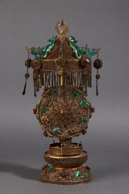A Rare Silver Filigree Ornament