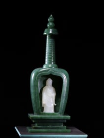 A Exquisite Jade Buddha Ornament