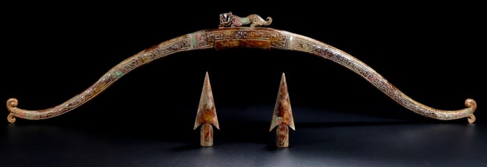 A Rare Ancient jade bow