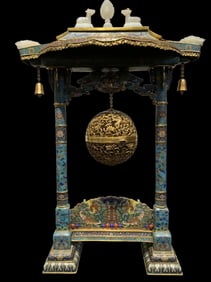 A Huge Cloisonne inlaid jade diffuser (palace style)