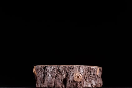 An Exquisite Purple sand pine section pattern pen wash