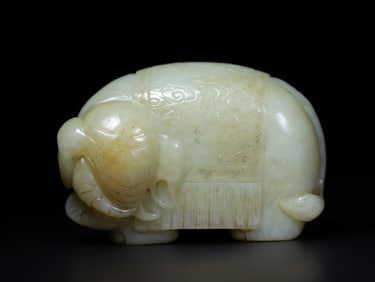 A Exquisite Hetian Jade Ornament Ornament