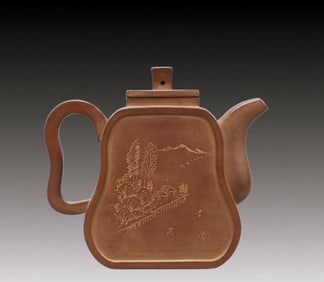 A Rare Purple Sands Poem Teapot