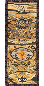 A Precious Kesi Dragon Pattern Chair Cover