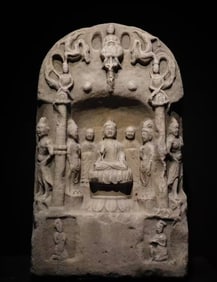 A Rare Marble Niche