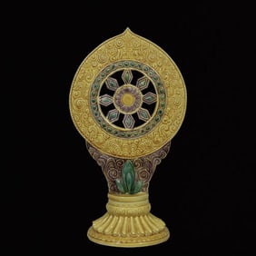 An Exquisite Yellow Glazed Pagoda