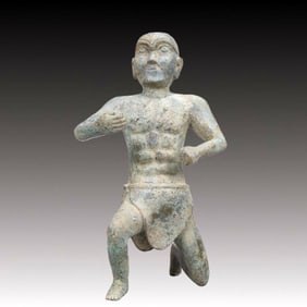 A Precious Bronze Figure Ornament