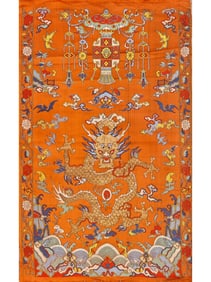 Auspicious cloud dragon pattern Kesi