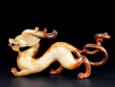 An Archaic Gaogu yu Dragon Ornament