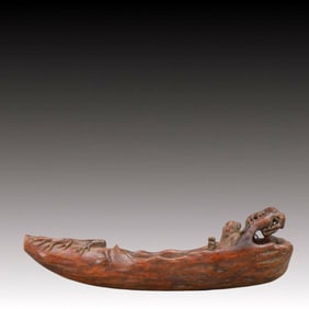 An Exquisite Eaglewood Figure Ornament