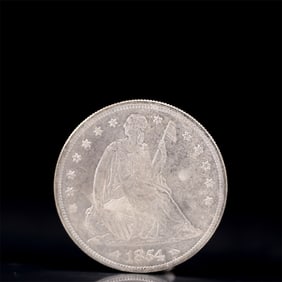 USA One Dollar 1854 Coin