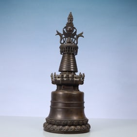 A Exquisite Coppery Pagoda