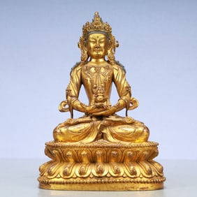 A Exquisite Gilt Bronze Buddha statue