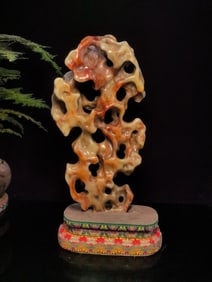 An Exquisite Shoushan Stone Seal Ornament