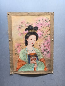 A Chinese Oil Figure Painting