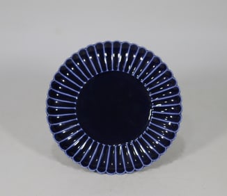 An Exquisite Ji Blue Glazed Plate