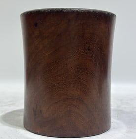 A Huge Huanghuali wood Brush Pot
