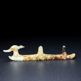 An Archaic Gaogu yu Brush Holder