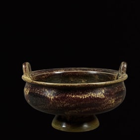 An Exquisite Jun yao Double-Ears Censer