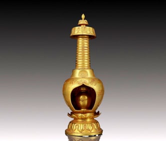 An Exquisite Gilt Bronze Box
