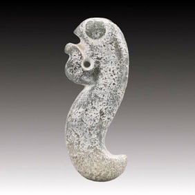 An Archaic Hongshan Culture Cyan jade Pendant