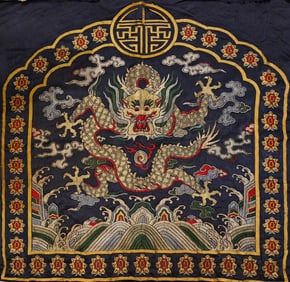 An exquisite dragon pattern brocade