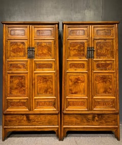 A Pair of Huge Huanghuali wood Cabinets
