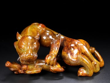 A Rare Ancient jade tiger