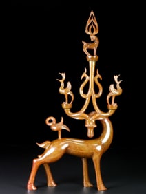 A Rare Ancient jade deer