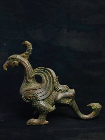 An Archaic Bronze divine bird