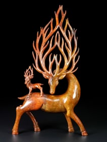 A Rare Ancient jade deer