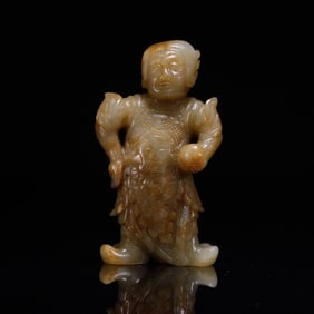 A Rare Hetian Jade Figures Ornament