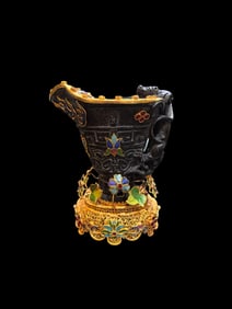A Rare Golden Filigree Cup