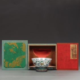 An Exquisite Doucai Lotus Pattern Bowl