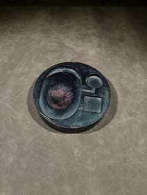 An Exquisite with poem Inkstone