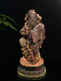 An Exquisite Shoushan Stone Figure Ornament