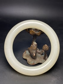An Exquisite White Jade Bracelets