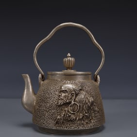 An Exquisite Silver-plated Figure Pattern Ewer