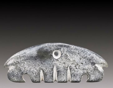 An Archaic Hongshan Culture Cyan jade Pendant