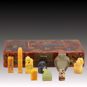 A Set of Fine Tianhuang Stone Seals