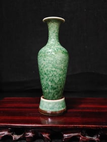 A Rare Jade-green Glaze Vase