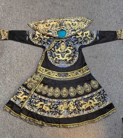 A Rare Embroidery Imperial Robe