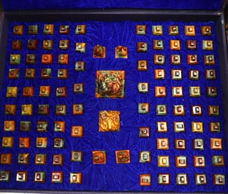 A Set of Fine Yellow Jade Beast Seals, With poem