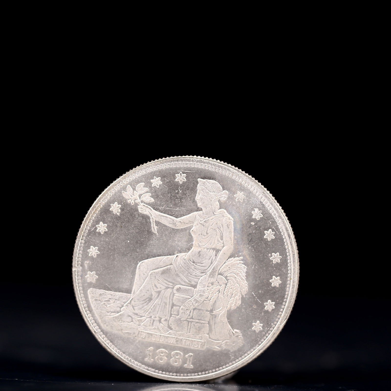 USA Trade Dollar 1881 Coin (1 of 2)