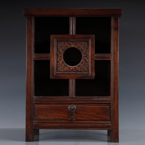 A Huge Huanghuali wood Antique Shelf