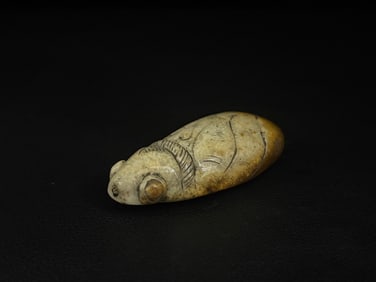 An Exquisite White Jade Cicada Ornament