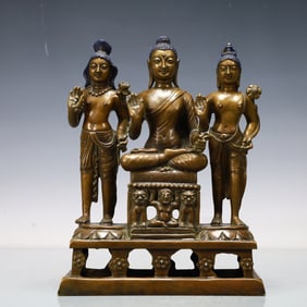 A Exquisite Coppery Buddha statue